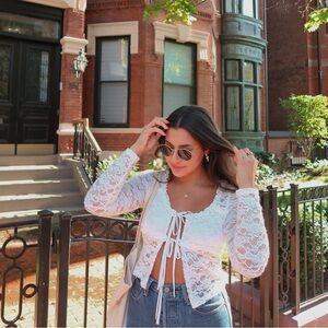 Princess Polly Long Sleeve Lace Top